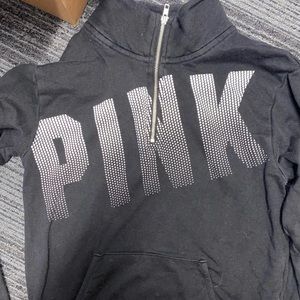 VS PINK quarter zip hoodie